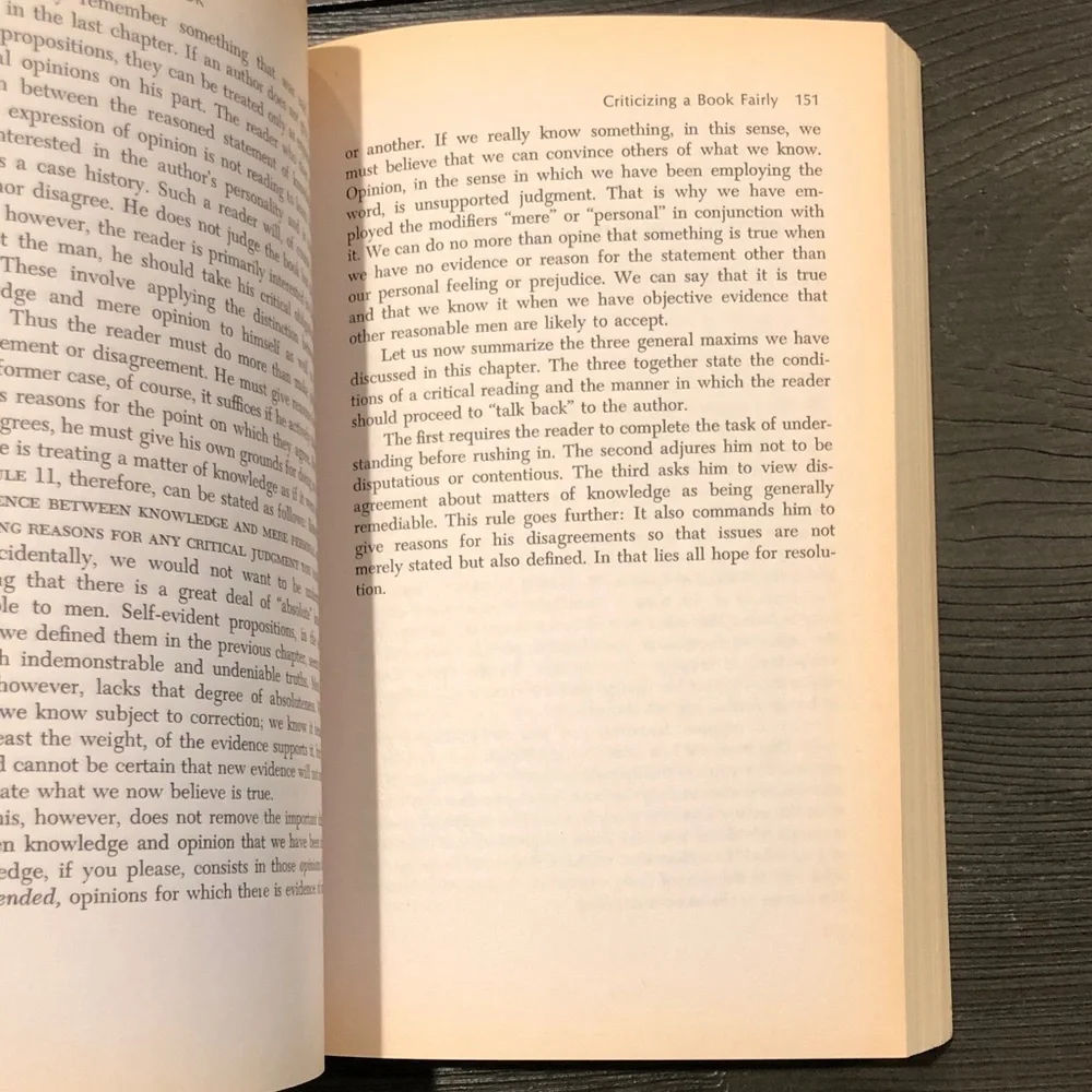 3 for $15 How to Read a Book by Mortimer J. Adler & Charles Van Doren